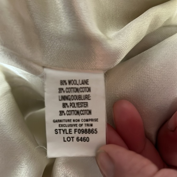 JOSEF Wool Houndstooth Pea Coat - Picture 9 of 12